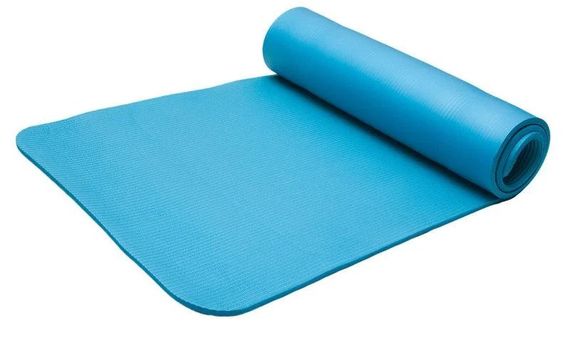 Килимок для йоги та фітнесу Power System PS-4017 NBR Fitness Yoga Mat Plus Blue (180х61х1) | Зображення 2