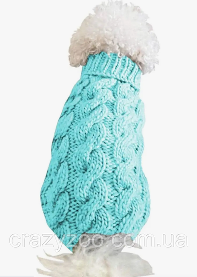 Свитер для собак и котов EcoToys Blue XL голубой A: 33 см B: 40 см C: 29 см 6949 | Зображення 2
