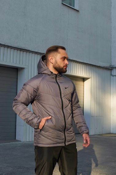 Куртка Nike сіра | Зображення 2