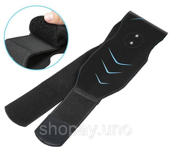 Миостимулятор для мышц пресса EMS+ Пояс – массажер с электроимпульсами · USB зарядка | Зображення 1