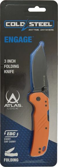 Ніж Cold Steel Engage 3 Drop Point Orange | Зображення 3