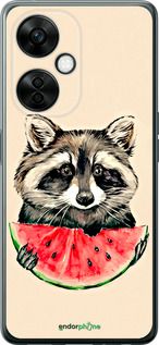 Чохол на OnePlus Nord CE 3 Lite 5G Єнотик з кавуном "4605u-3144-2448"