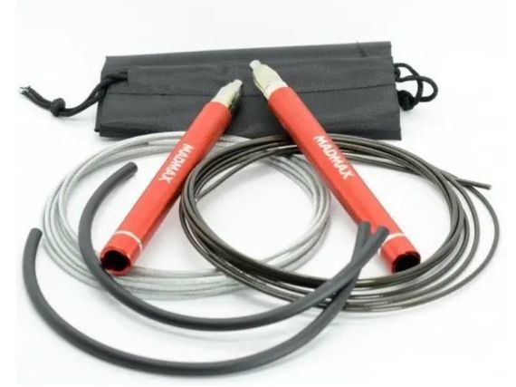 Скакалка швидкісна на підшипниках алюмінієва MadMax MFA-286 Speed jump rope Red 3 м (MFA-286-RED-U) | Зображення 1