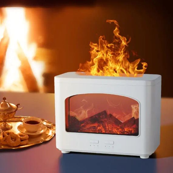 Увлажнитель воздуха для дома с эффектом пламени 12-24v Камин | Зображення 1