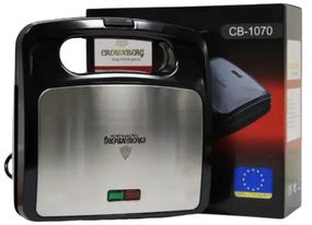 Электрогриль Crownberg CB-1070 750 Вт домашний гриль бутербродница