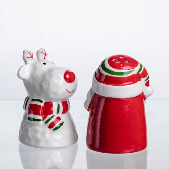 Набір для спецій з порцеляни New Year 2 баночки по 100 мл CR-1-36 | Зображення 3