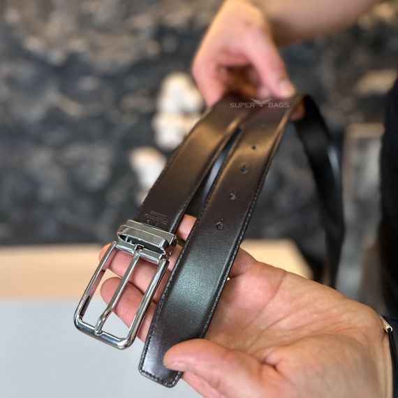 Мужской двухсторонний кожаный ремень 1845 | Зображення 3