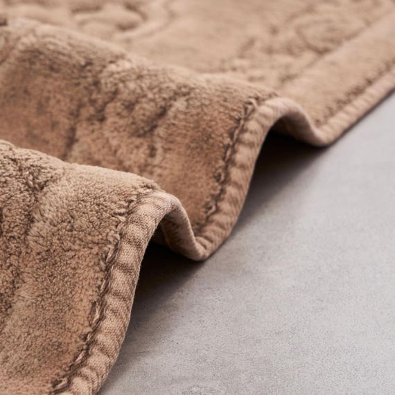 Набор ковриков для ванной Arya Damaks AR-A107216-Beige 2 предмета бежевых | Зображення 1