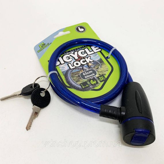Велосипедний замок посилений, Міцний замок для велосипеда, Велозамок ланцюг, Замки для велосипеда ZJ-89 | Зображення 1