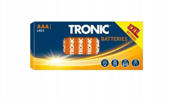 Лужні батарейки Tronic LR03 AAA 20 шт | 1.5V Alkaline 🔋