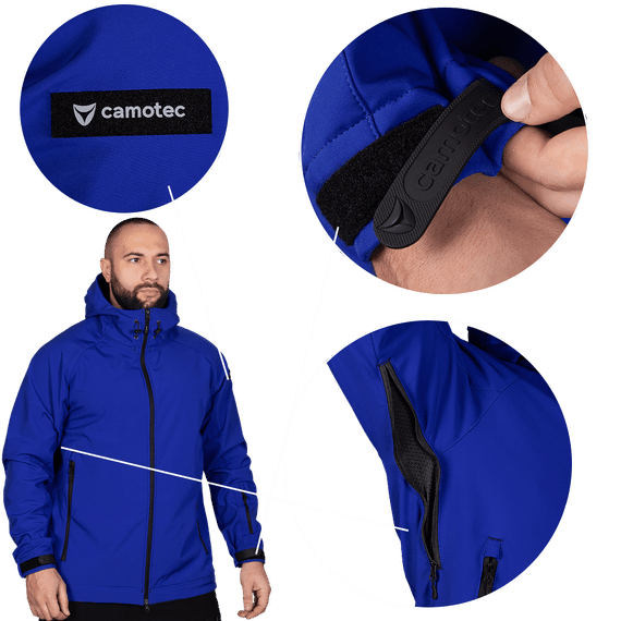 Куртка Rubicon SoftShell Синя (7493), XXL | Зображення 3