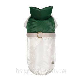 Куртка для собак Bony Pet Fashion, ХS білий, зелений