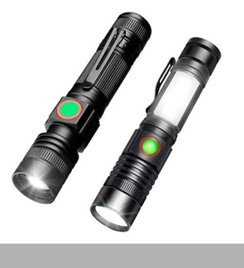 Ліхтар BL-502 T6+COB, магніт, затискач, zoom, 1x18650, ЗУ microUSB (47477-502_171)