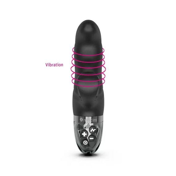 Вібратор-кролик з електростимуляцією Mystim Hop Hop Bob Black Edition Sex Aura | Зображення 4