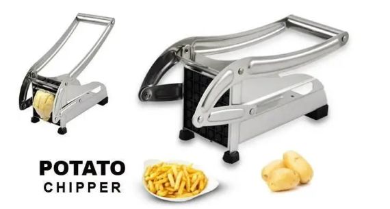 Машинка для нарезки картофеля фри, ручная картофелерезка Potato Chipper Металическая | Зображення 3