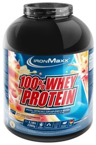 Протеин IronMaxx 100% Whey Protein 2350 g (банка) /47 servings/ Strawberry White Chocolate