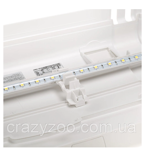 Акваріум Ferplast Capri 80 LED зі світлодіодною лампою та комплектуючими білий 100 л 80х31.5х46.5 см 65018111 | Зображення 8
