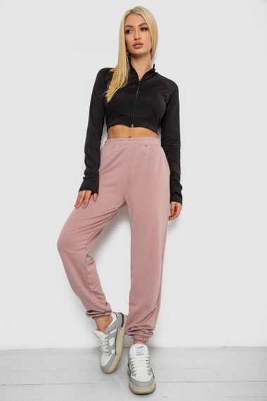 Спортивні штани жіночі, колір пудровий, 238R325 | Зображення 1