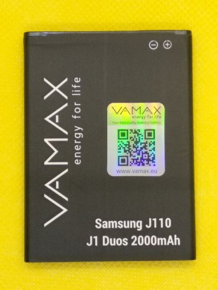 Акумулятор VAMAX for Samsung моделі j110 2000mAh