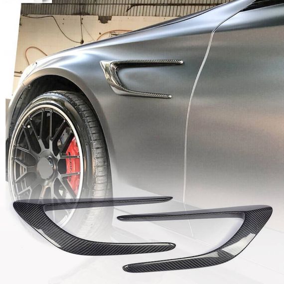 Карбоновые накладки на передние крылья (для Купе/Кабриолет C63 AMG 2015-2019) для Mercedes C-сlass W205
