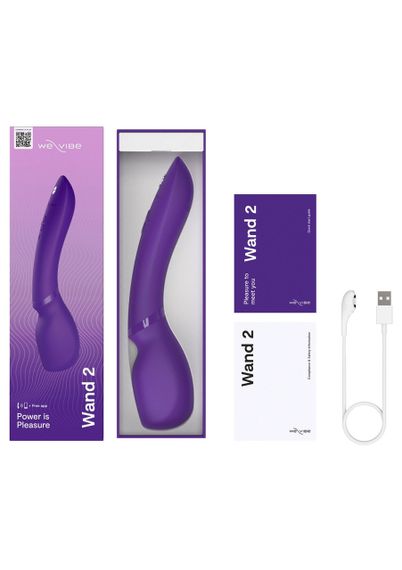 Смарт-мікрофон вібромасажер We-Vibe Wand 2, фіолетовий Sex Aura | Зображення 7
