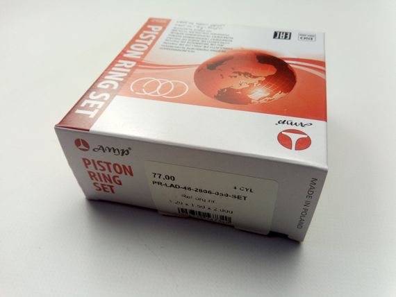 Кольца AMP 77,0 ВАЗ 1118  (PR-LAD-48-2806-050) | Зображення 1