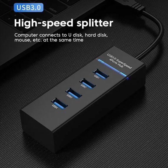 USB-хаб Type-C на 4 порта USB 3.0