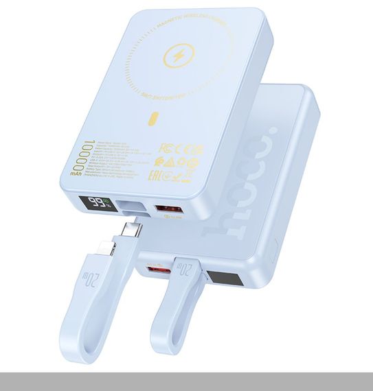 Power Bank Hoco Q24 Elegant 10000mAh з швидкою зарядкою 22.5W+PD20W та магнітним кабелем (47003-Q24 Elegant_758)