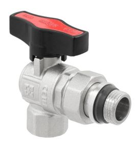 Кран кульовий з американкою кутовий Raftec GOLD PN64 ВЗ 1/2" GRDA01