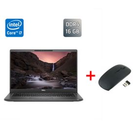 Ультрабук Б-клас Dell Latitude 7400 / 14" (1920x1080) IPS / Intel Core i7-8665U (4 (8) ядра по 1.9 - 4.8 GHz) / 16 GB DDR4 / 512 GB SSD / Intel UHD Graphics 620 / WebCam / HDMI / Windows 10 б/в + Подарунок Бездротова миша / USB