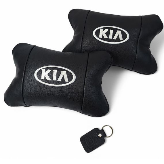 Подушка под шею с логотипом Kia, Подушка для поддержки головы в машине с логотипом бренда IG-69 | Зображення 6
