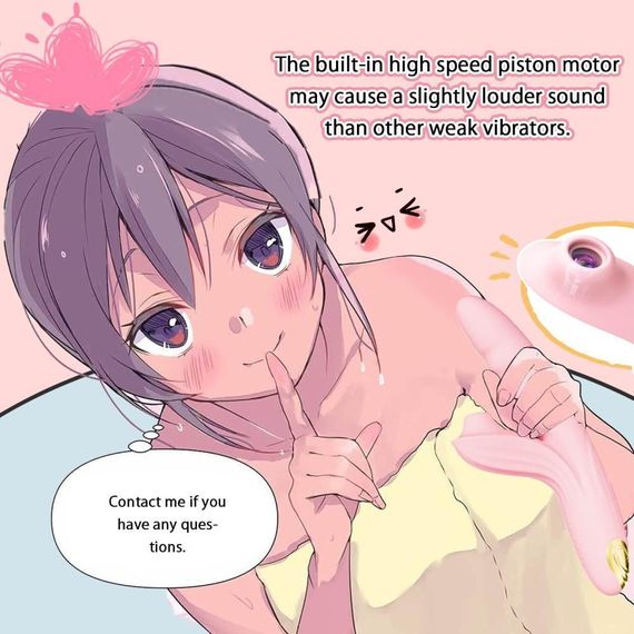 Вібратор-кролик BeYourLover Anita з вакуумом, фрикціями і підігрівом, рожевий, 22,2 × 8 см Sex Aura | Зображення 4