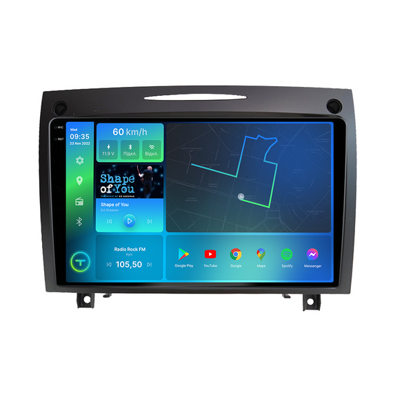 Штатна магнітола 2K Torssen Mercedes SLK 2006-2010 F9432 4G Carplay DSP | Зображення 1