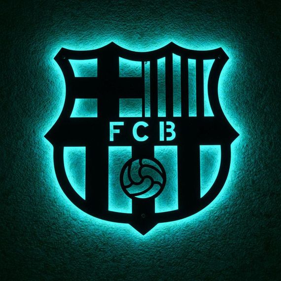 Панно декоративное картина на стену Барселона LED подсветка 16 цветов телефон 700х700 acr-p000281 | Зображення 2