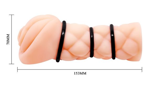 Мастурбатор із вібрацією CRAZY BULL - MICHELLE Vagina Vibration, BM-009153ZH Sex Aura | Зображення 8