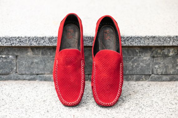 Вражаючі червоні мокасини 39 розмір | Зображення 3