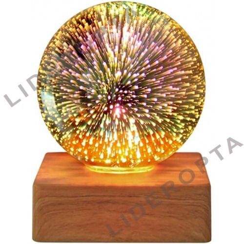 Ночник 3D Хрустальний шар MYT10257 RGB+Warm Light (47076-MYT10257_277) | Зображення 2
