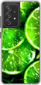 Чохол на Samsung Galaxy A52s 5G A528B Зелені часточки лимона "852pc-2583-2448"