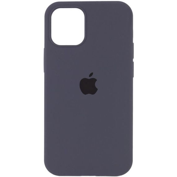 Чохол Silicone Case Full Protective (AA) для Apple iPhone 13 (6.1") Сірий / Dark Gray