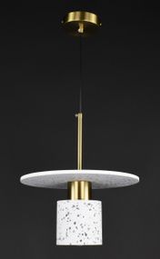 Люстра підвісна на 1 лампочку 27679 Латунь 37-180х29х29 см.