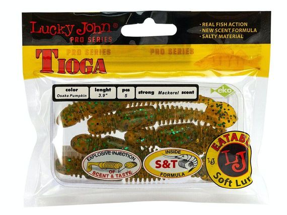 Виброхвост 3,9" LJ Лаки Джон Tioga 104-PA19 | Зображення 1