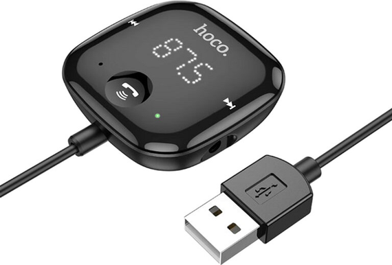 FM-трансмітер Hoco E65 Unity Car BT FM Transmitter Black | Зображення 1