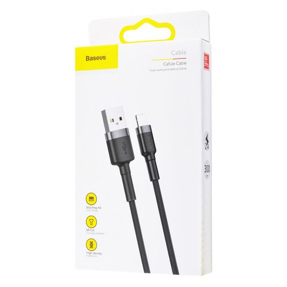 Кабель Baseus Cafule Lightning Cable 2A (3m), Красный, 3.0 м | Зображення 1