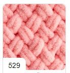 Плед плюшевий 85*85см колір 529 ручної роботи з пряжі пуфі узор плетінка