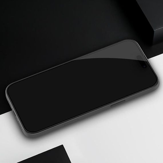 Защитное стекло Nillkin (CP+ max 3D) (full glue) для Apple iPhone 16 Pro (6.3") Черный | Зображення 6
