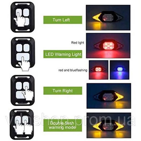 Мигалка велосипедна LY-6700, Мигалка задня на акумуляторі для велосипеда, Ліхтар для нічної їзди NO-66 | Зображення 8