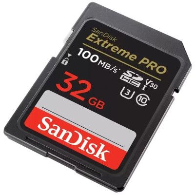 Карта памяти SanDisk 32GB SD class 10 UHS-I U3 V30 Extreme PRO (SDSDXXO-032G-GN4IN) | Зображення 1