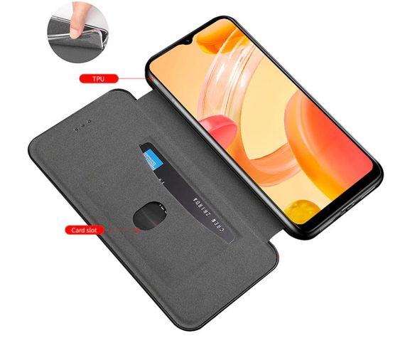 Чехол-книжка Primolux Besus для телефона Realme C35 - Black | Зображення 3