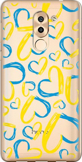 Чехол на Huawei GR5 2017 Сердца UA "5292u-473-17620"