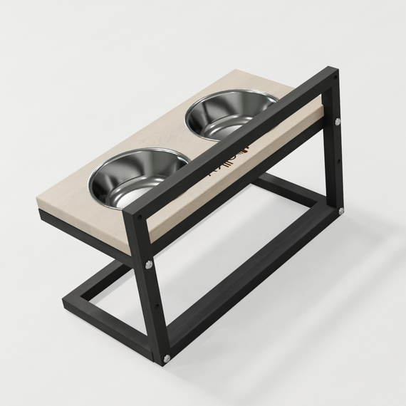 Миски на регулируемой подставке для маленьких собак Hollky Flex S (2 × 0.450 л) FS-422523-GRWH | Зображення 15